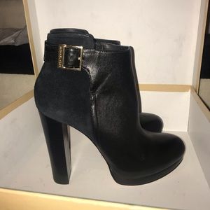 Michael Kors Cidney Platform Leather Booties